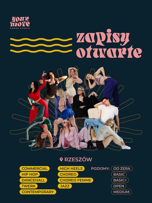 Ogłoszenie: zapisy na sezon 2026/2027 w Your Move Dance Studio — start 7 września