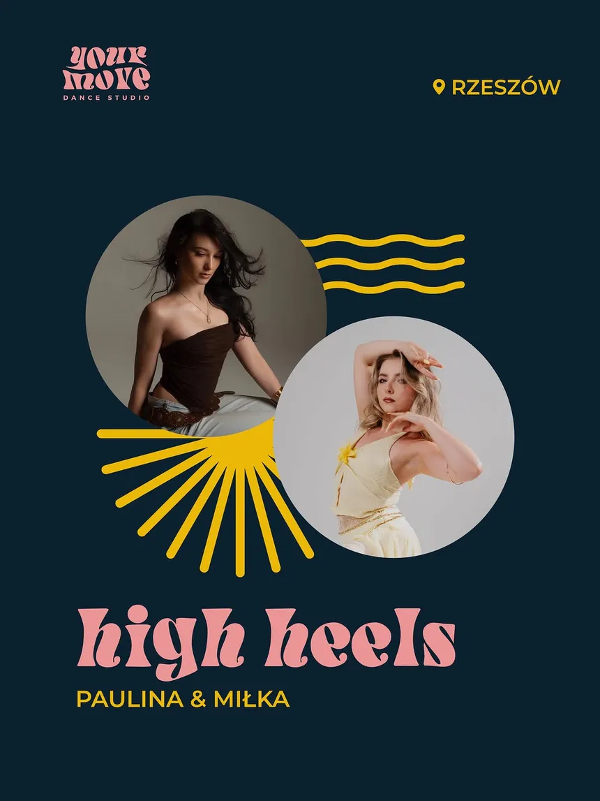 High Heels w Your Move Dance Studio Rzeszów — cztery poziomy zaawansowania w sezonie 2026/2027