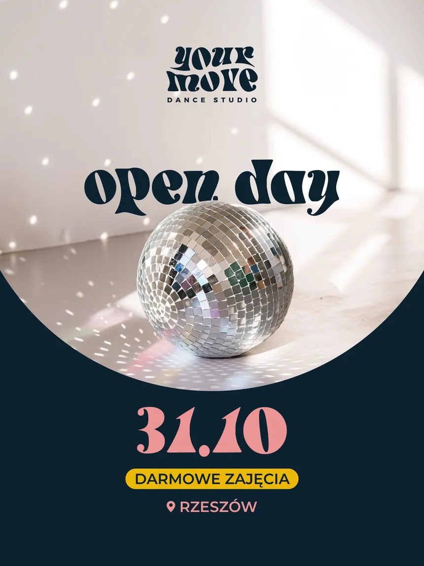OPEN DAY w Your Move Dance Studio w Rzeszowie — darmowe zajęcia 31 października